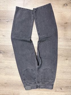 Aeropostale Black Washed Straight Leg Jeans