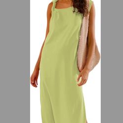 Womens Summer Boat Neck Twist Cap Sleeve Casual Sundress