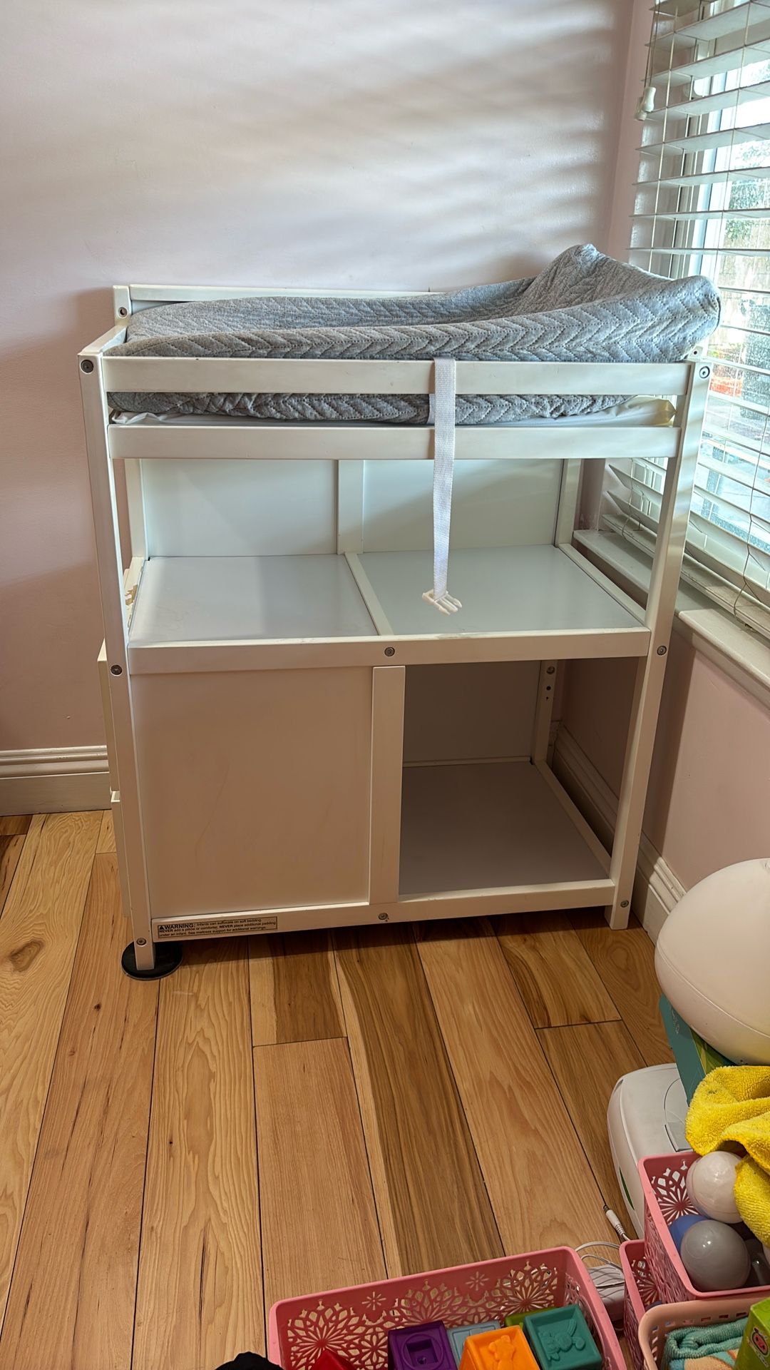 Changing Table With 2 Drawers