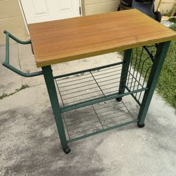Rolling Metal Cart