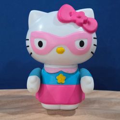 Hello Kitty Happy Meal 3" Toy McDonald's Superhero  Costume Figure 2019 ~ Cake Topper