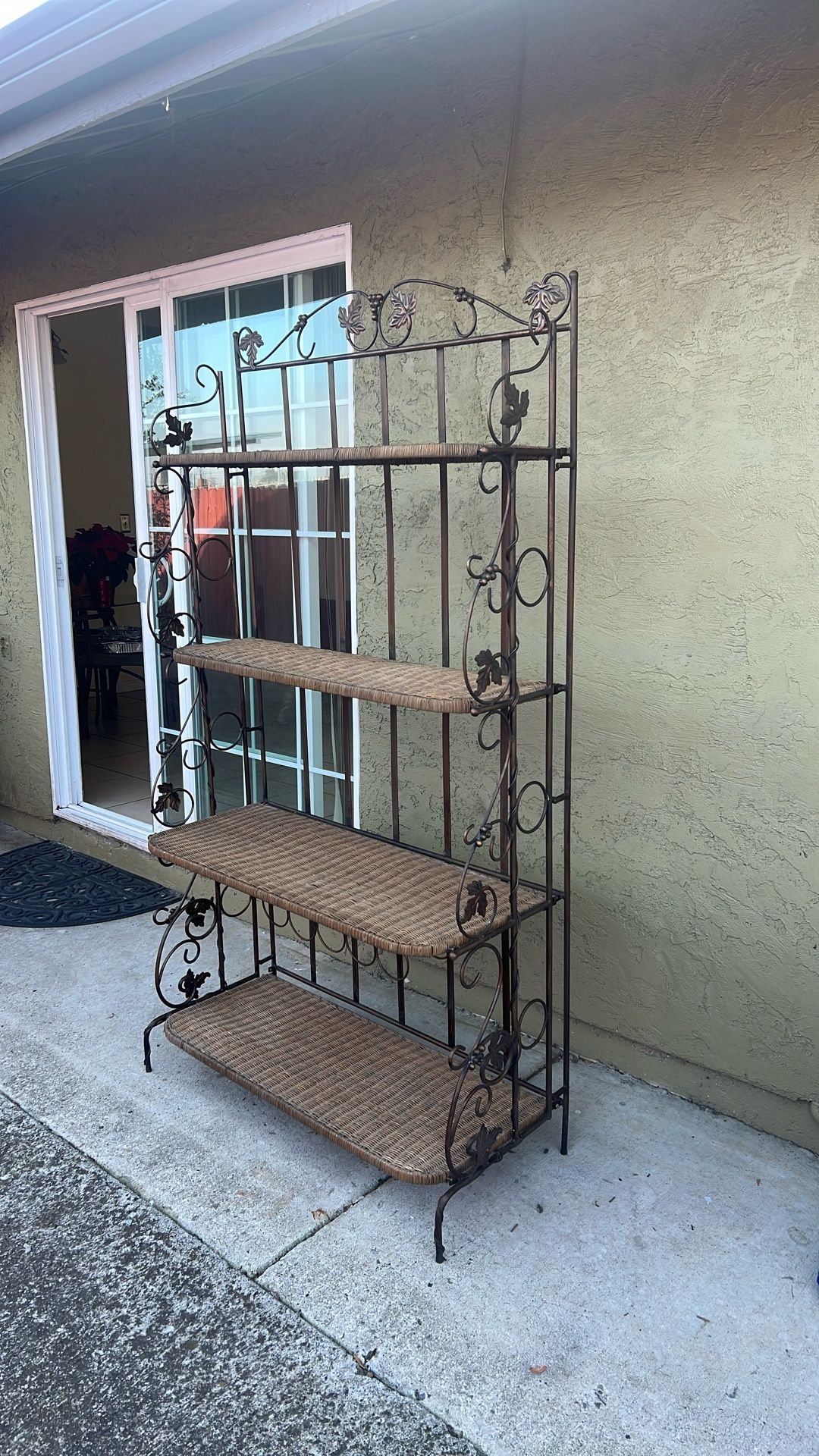 Solid Metal Wine Or Pantry Rack