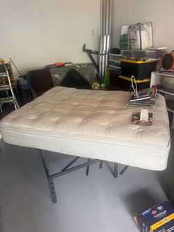 Queen mattress and frame