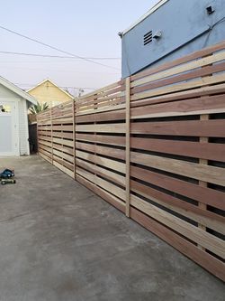 Custom Privacy Redwood Privacy Wall