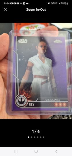 Star Wars ( # 69 - Rey  Purple Wave Refractor )