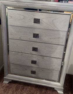 Bed frame and dresser