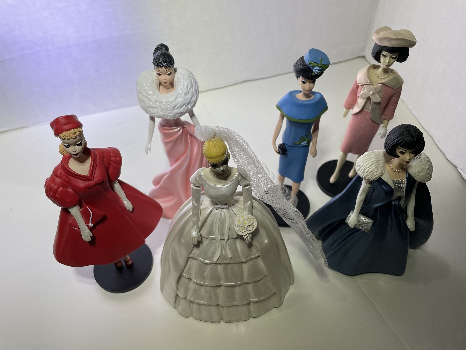 The Danbury Mint Collection Barbie Figurine’s 