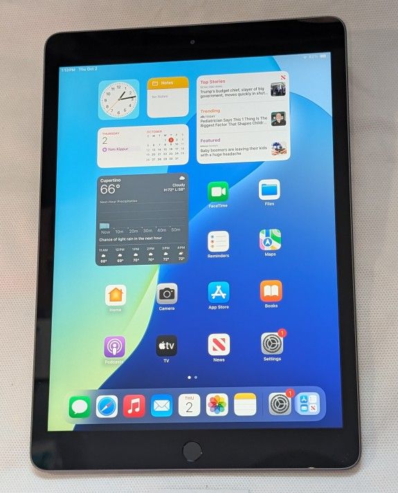 APPLE iPad 8 8th Gen 10.2 inch 128GB iOS26
iPad works on WIFI