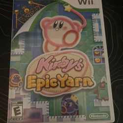 Kirby’s Epic Yarn Wii – Excellent Condition – Clean Copy
