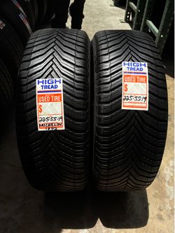 2 Michelin Used tires 225/55/19