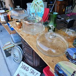 Pastry or Cake Glass Covers (3)