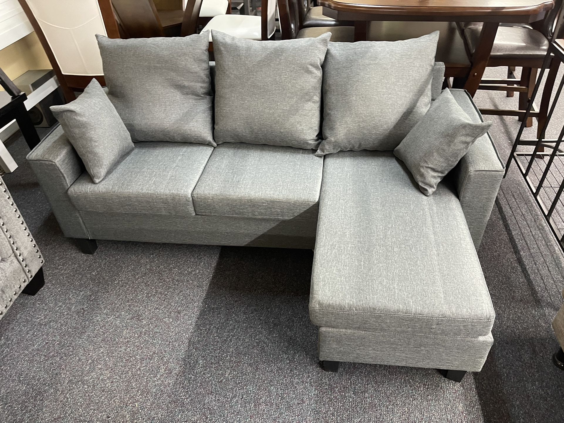 New Gray Sofa Chaise