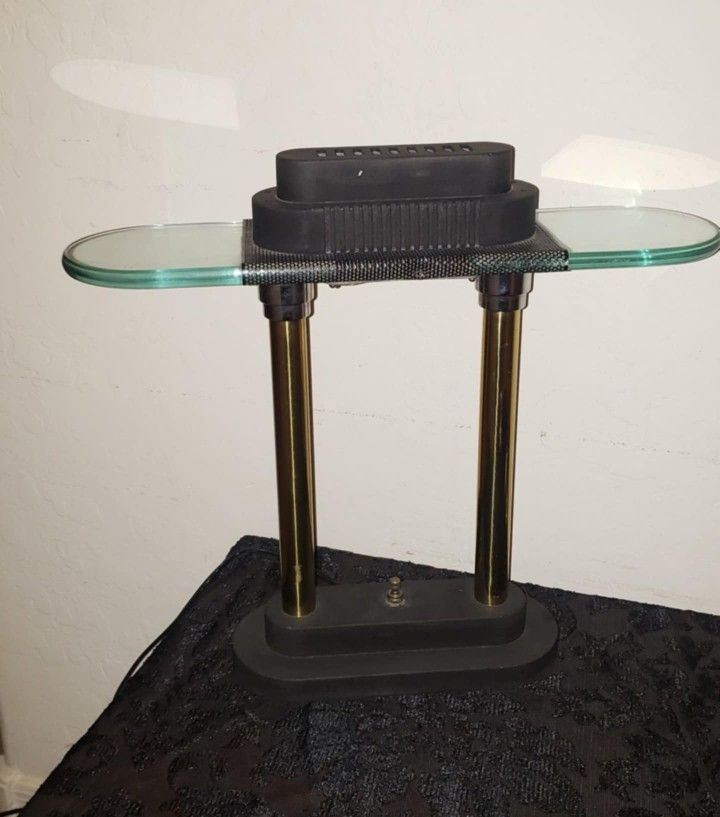 VINTAGE INDUSTRIAL FOR GEORGE KOVACS POSTMODERN BANKERS DESK LAMP BY ROBERT SONNEMAN POST MODERN
