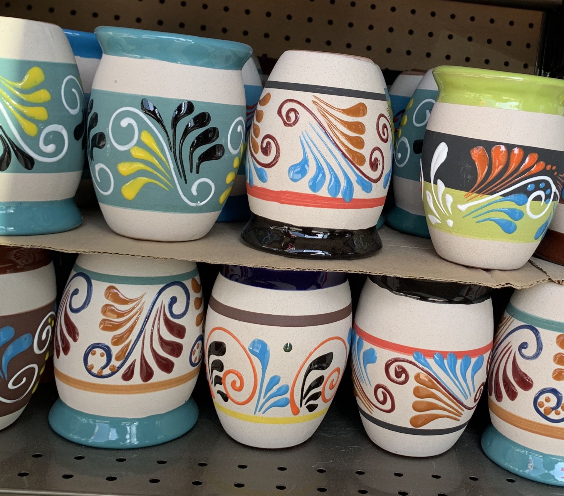 Mexican cantarito margarita glass cup