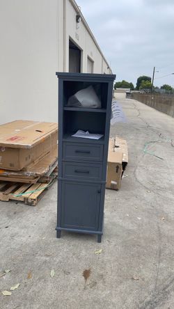 Dark Gray Metal Storage Locker Cabinet