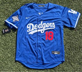Los Angeles Dodgers Yamamoto blue jersey