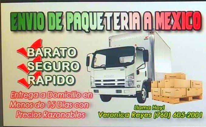 ENVIO DE PAQUETERIA A MEXICO
