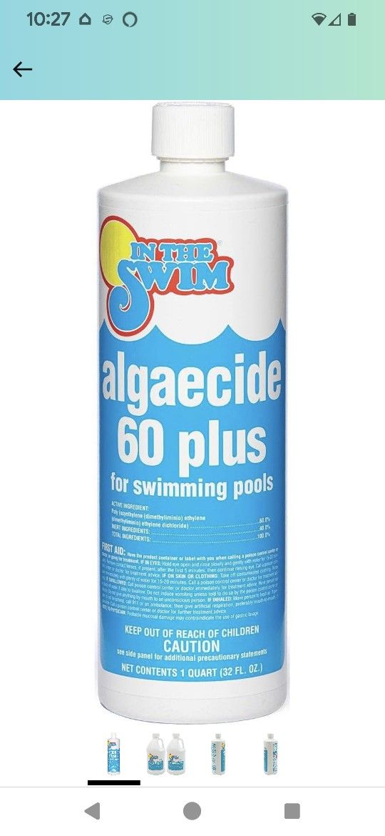 Swimming Pool Algaecide 60