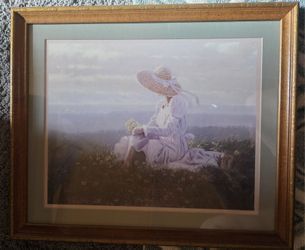 Reprint Of B.R. GREENE Quiet Moment With Frame