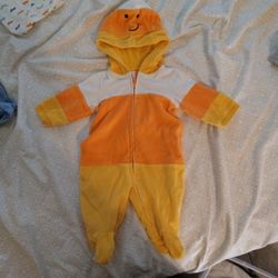 Candy Corn Baby Halloween Jammies 