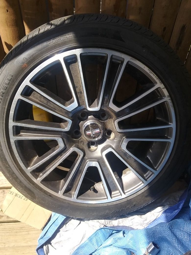 Mustang Rims 19 Inch...its Fits 03-21 Honda Accord Ex ..i Had Them On 05 Honda Accord Ex...im Askin 450.00