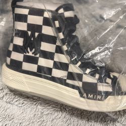Brand New Amiri High Top Checkered 