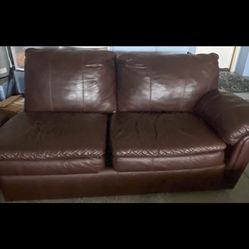 Leather Sofa Bed