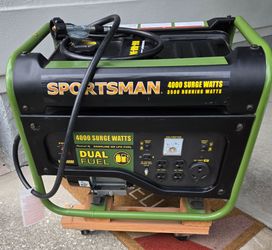 Dual Fuel Gasoline Propane Portable Generator with CO Detector Auto-Shutoff