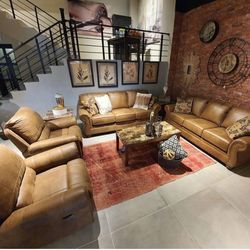 Larkinhurst Earth Living Room Set  / couch /Sofa and Loveseat 