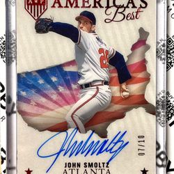 2023 John Smoltz Panini Chronicles Americas Past-Time Auto/Numbered