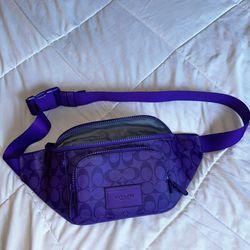 Sport Purple Coach FannyPack