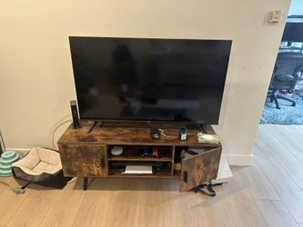 TV and table set