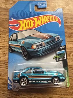 Hot Wheels '92 Ford Mustang Speed Blur Super Treasure Hunt 9/10