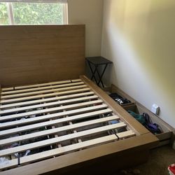 Full sized Bed frame (with Drawers)