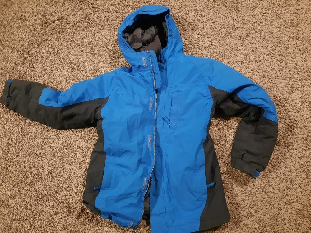 3 In 1 Land's End Kids Squall Jacket Size M 10/12