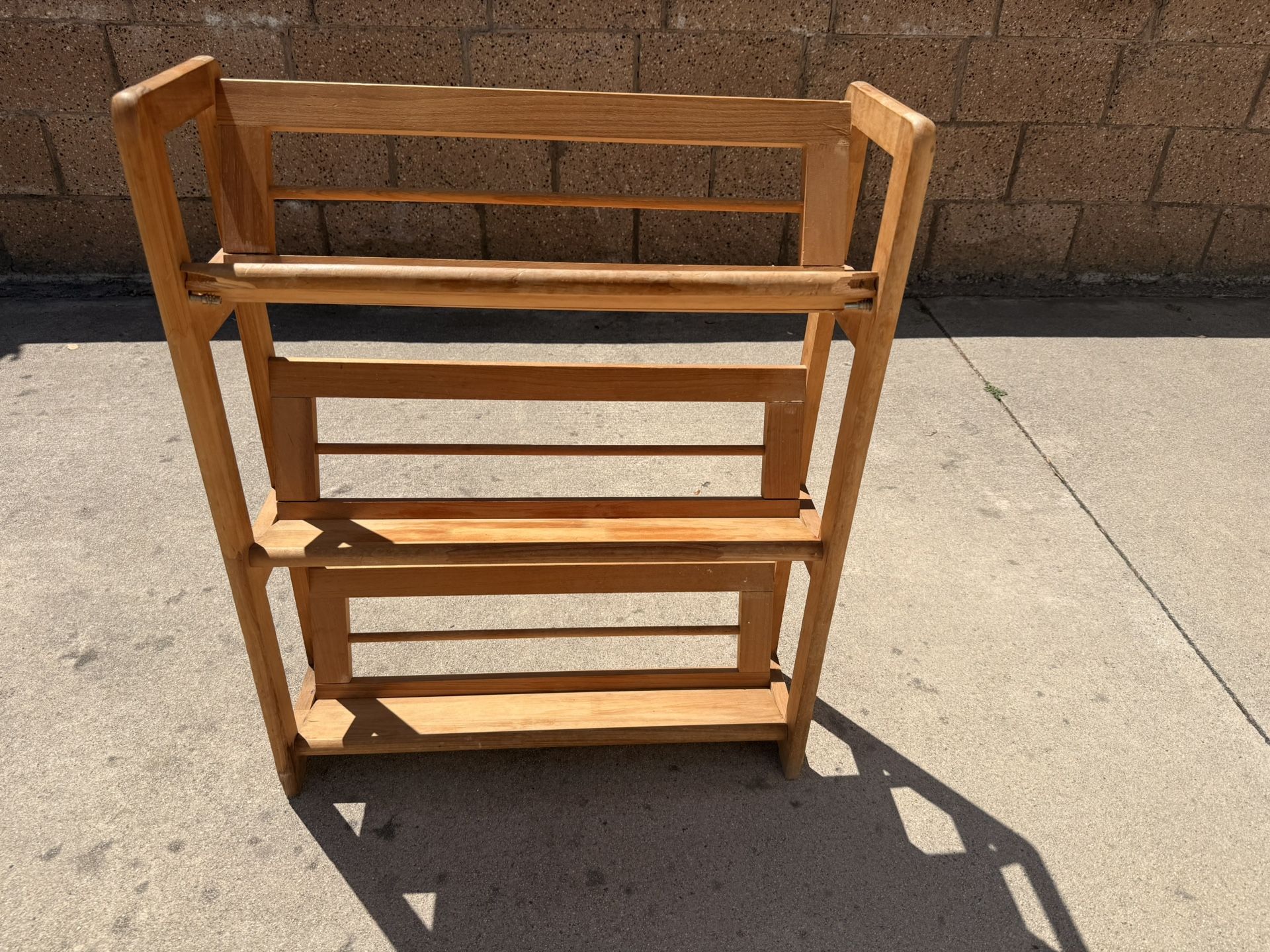 Wooden Magazine Rack