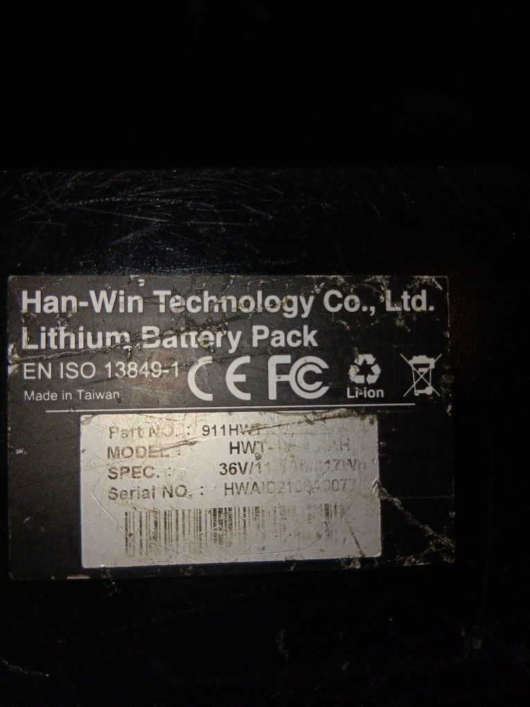 Ebike Battery 46 Llllll