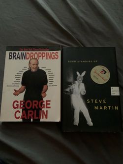 George Carlin & Steve Martin Comedy Books Bundle
