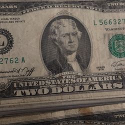 $2 Dollar Bill 1976