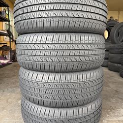 225/55/17 LionSport Used Tire Set