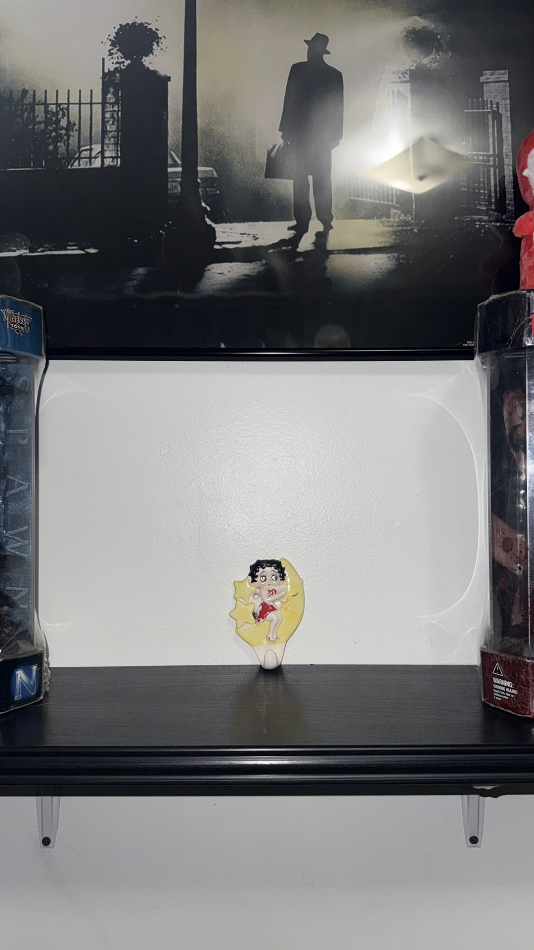 Vintage / Y2K 1985 Betty Boop Ceramic / Porcelain Wall Hook / Jewelry Holder