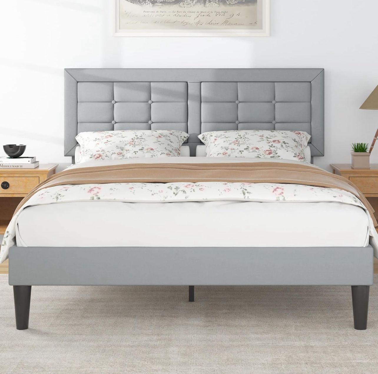 Queen Size Bed Frame & Mattress 10”thick Brand New Delivery Available