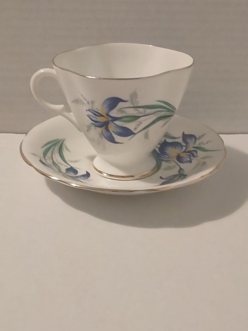 Vintage Clarence English Bone China Cup & Saucer