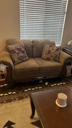 Couch and loveseat