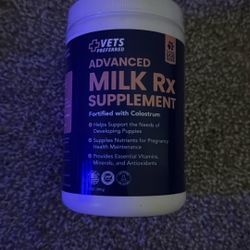 Advanced Milk Rx Dog Supplement, 12-oz jar Sealed