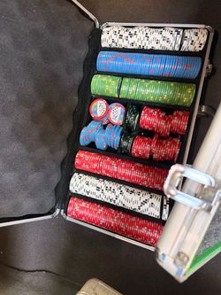 Misc poker chips and sets