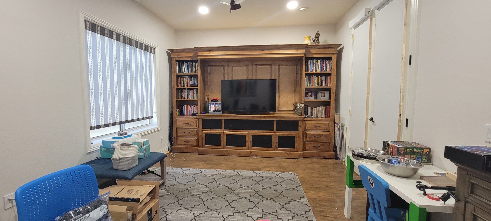 Entertainment Center  Solid Wood Custom Made