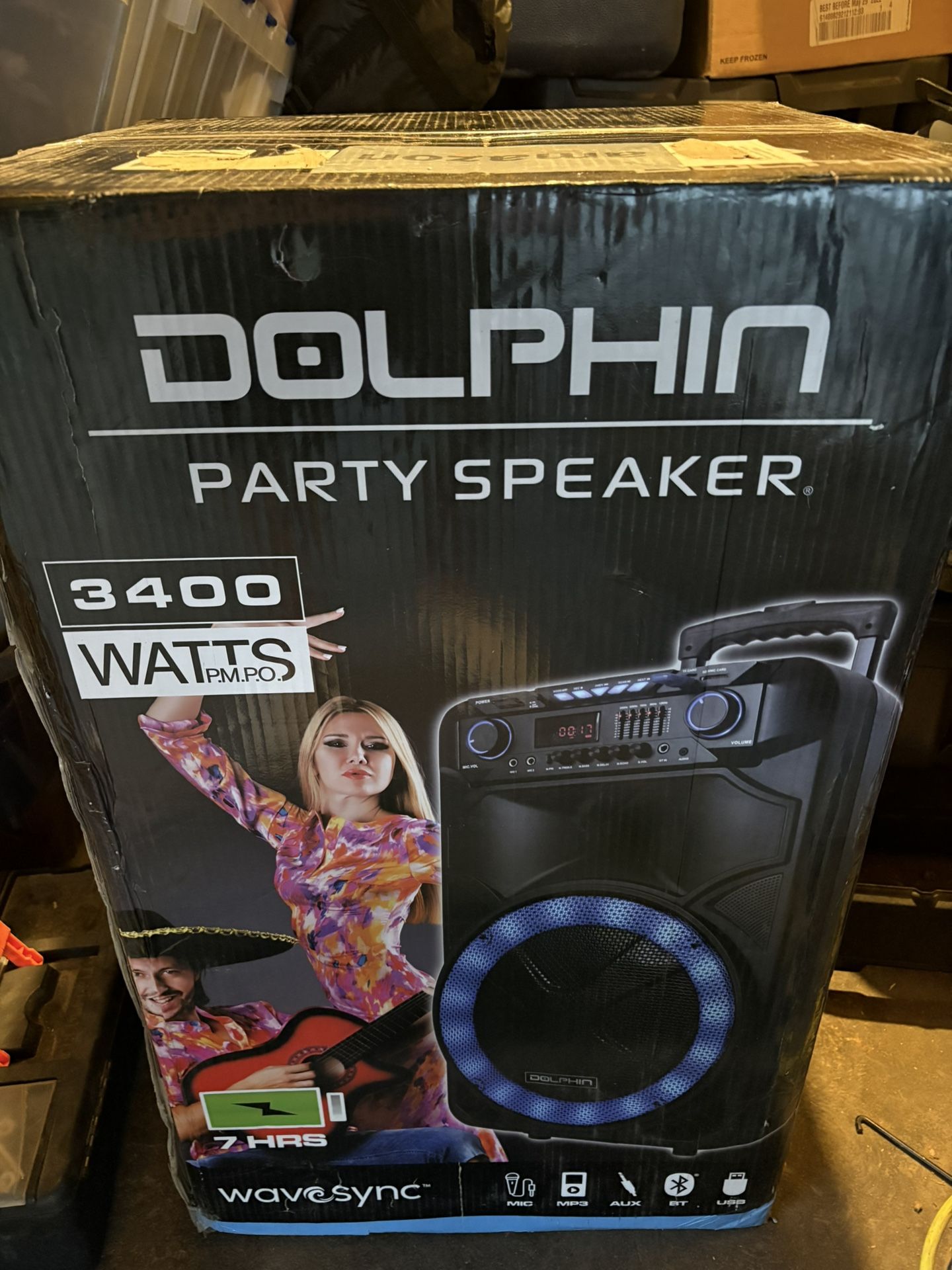 Dolphin 15inch Bluetooth Party Speaker New