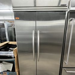 KitchenAid Side By Side Built In 42” Wide Refrigerator 