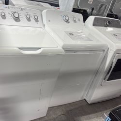 GE Topload Washer Electric Dryer Set